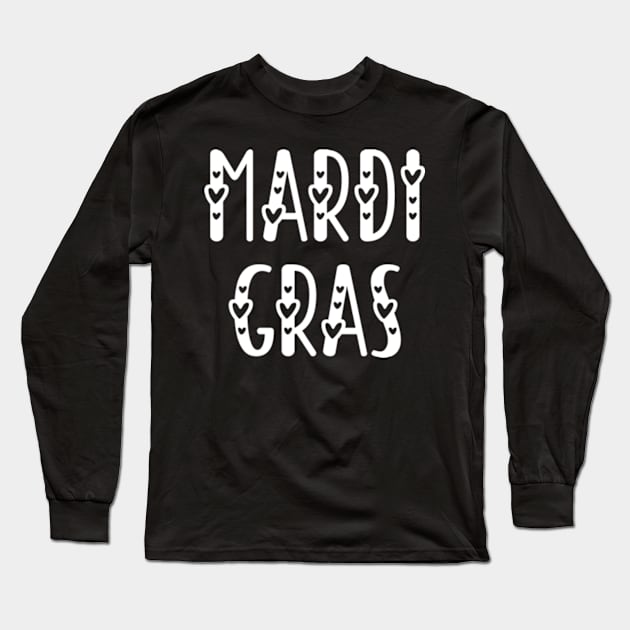 Mardi Gras 2023 Long Sleeve T-Shirt by ALLAMDZ